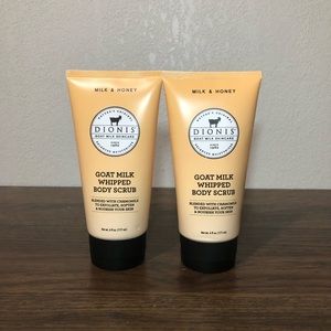 Dionis Milk & Honey Whipped Goat Milk Body Scrub 6oz 2/Pack